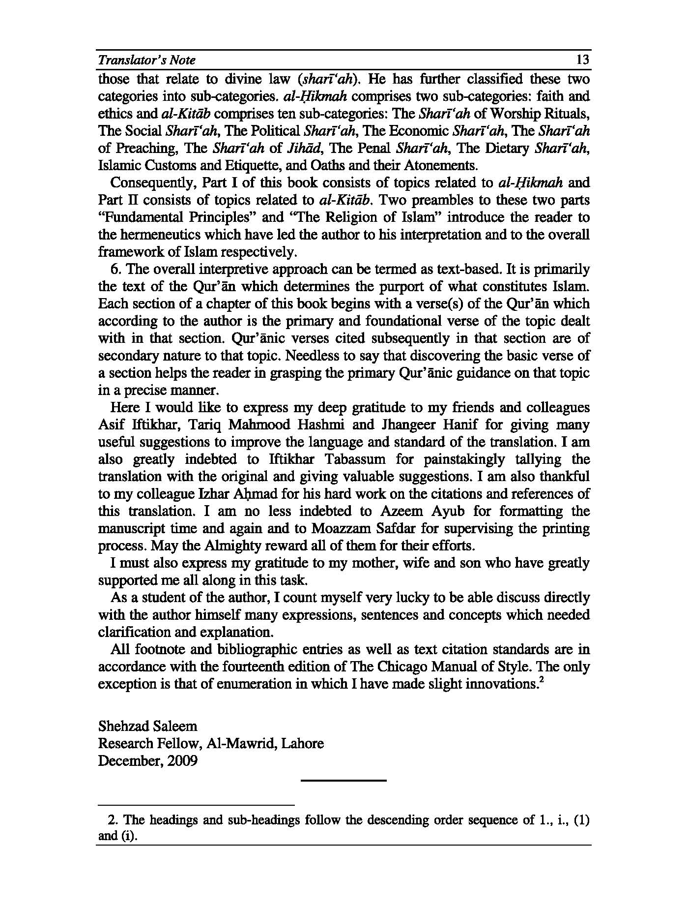 ISLAM A Comprehensive Introduction (Hard Bound)