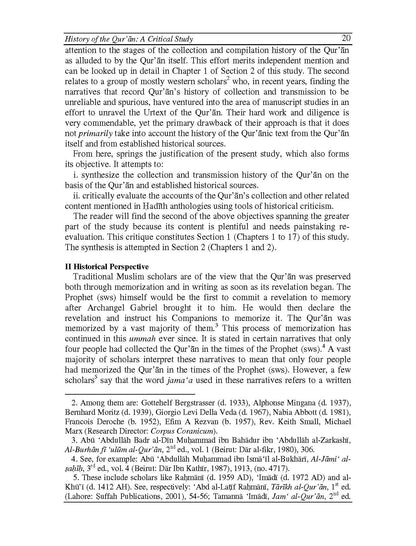 History of the Qur'an: A Critical Study | Dr Shehzad Saleem