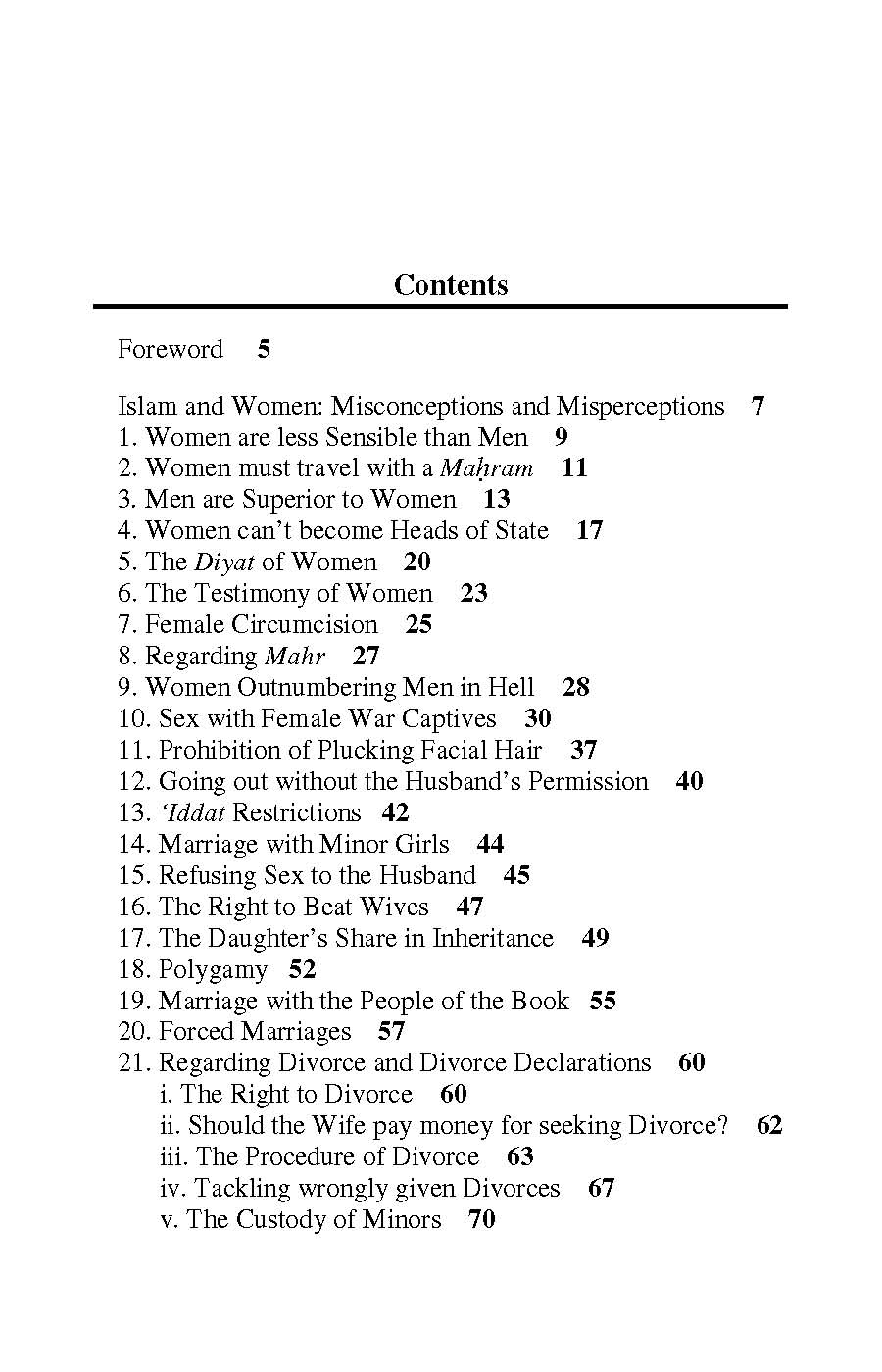 Islam and Women: Misconceptions and Misperceptions | Dr Shehzad Saleem