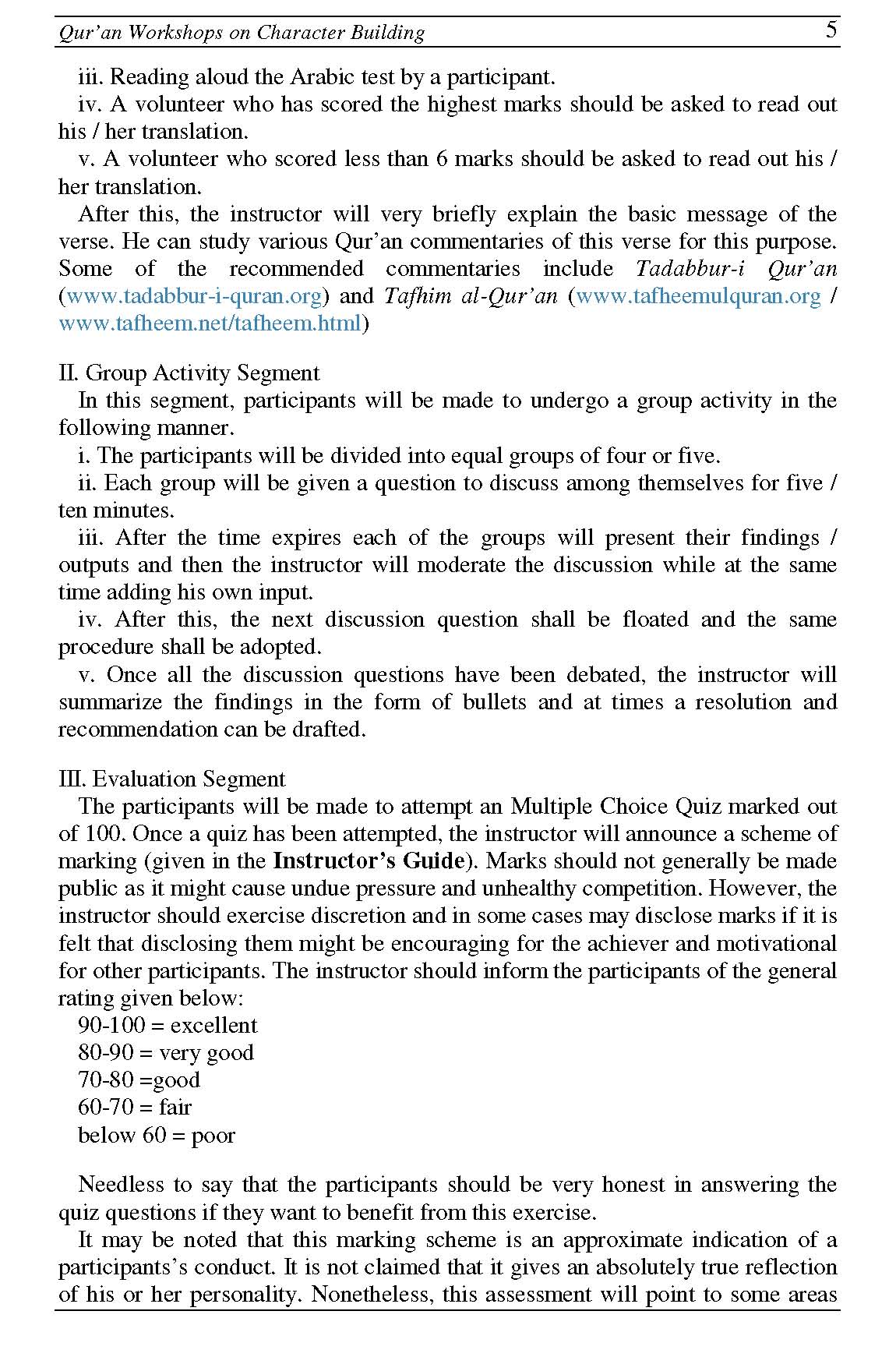Quran Workshops on Character Building | Dr Shehzad Saleem
