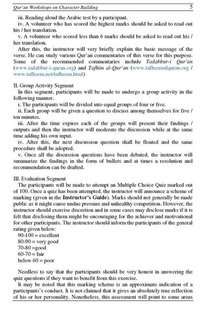 Quran Workshops on Character Building | Dr Shehzad Saleem